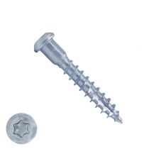 Woodies ankerschroeven verzinkt TORX-20 cilinderkop 5x35/29mm deeldraad 200 stuks