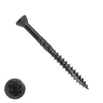 Woodies potdekselschroeven Blackline RVS 410 zwart TORX-25 5x50 freeskop 200 stuks 