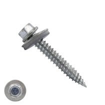 Dunblikschroeven RVS A2 4,5x38mm met bimetaal afdichtring 14mm 100 stuks 