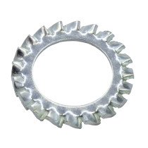 Waaier-veerringen M14 verzinkt DIN6798A 100 stuks