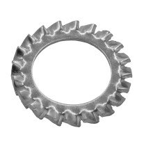 Waaier-veerringen M6 RVS A2 DIN6798A 200 stuks