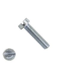 Metaalschroeven cilinderkop M3 x 30mm DIN84 verzinkt zaagsnede 200 stuks