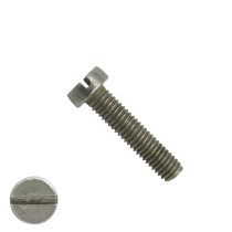 Metaalschroeven cilinderkop M4 x 25mm DIN84 RVS A2 zaagsnede 200 stuks