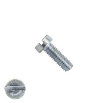 Metaalschroeven cilinderkop M3 x 8mm DIN84 verzinkt zaagsnede 200 stuks