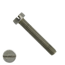 Metaalschroeven cilinderkop M5 x 40mm DIN84 RVS A2 zaagsnede 200 stuks