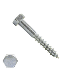 Houtdraadbouten M8 verzinkt 8x40 mm 200 stuks