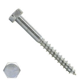 Houtdraadbouten M8 verzinkt 8x60 mm 200 stuks