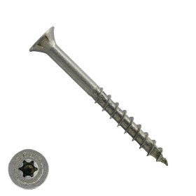 Spax spaanplaatschroeven 5x60mm deeldraad rvs a2 platkop torx 100 stuks