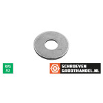 Carrosserieringen M8 RVS A2 DIN9021 200 stuks