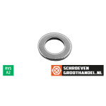 Sluitringen M8 RVS A2 DIN125A 200 stuks